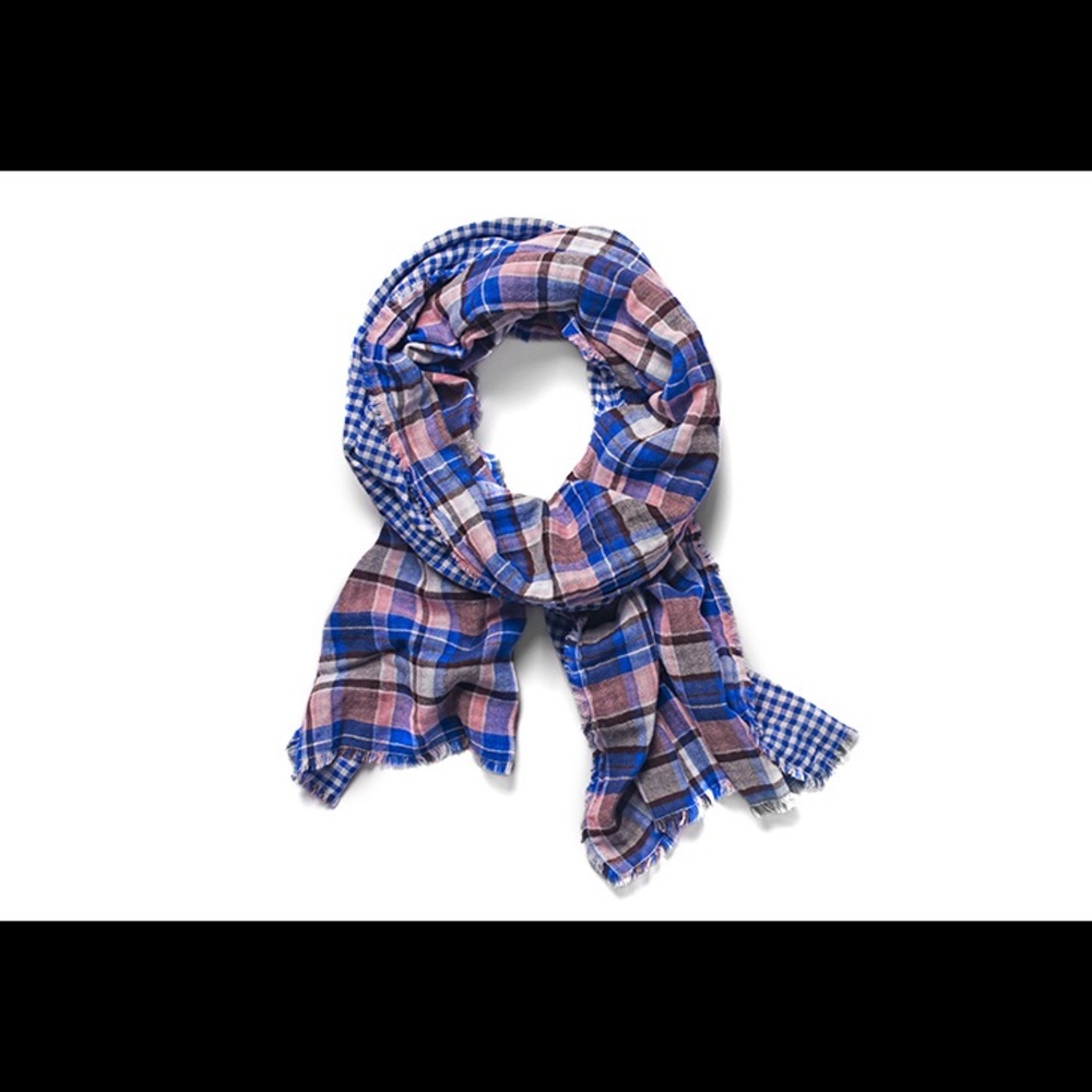 American Colors Mediterranean Plaid Scarf